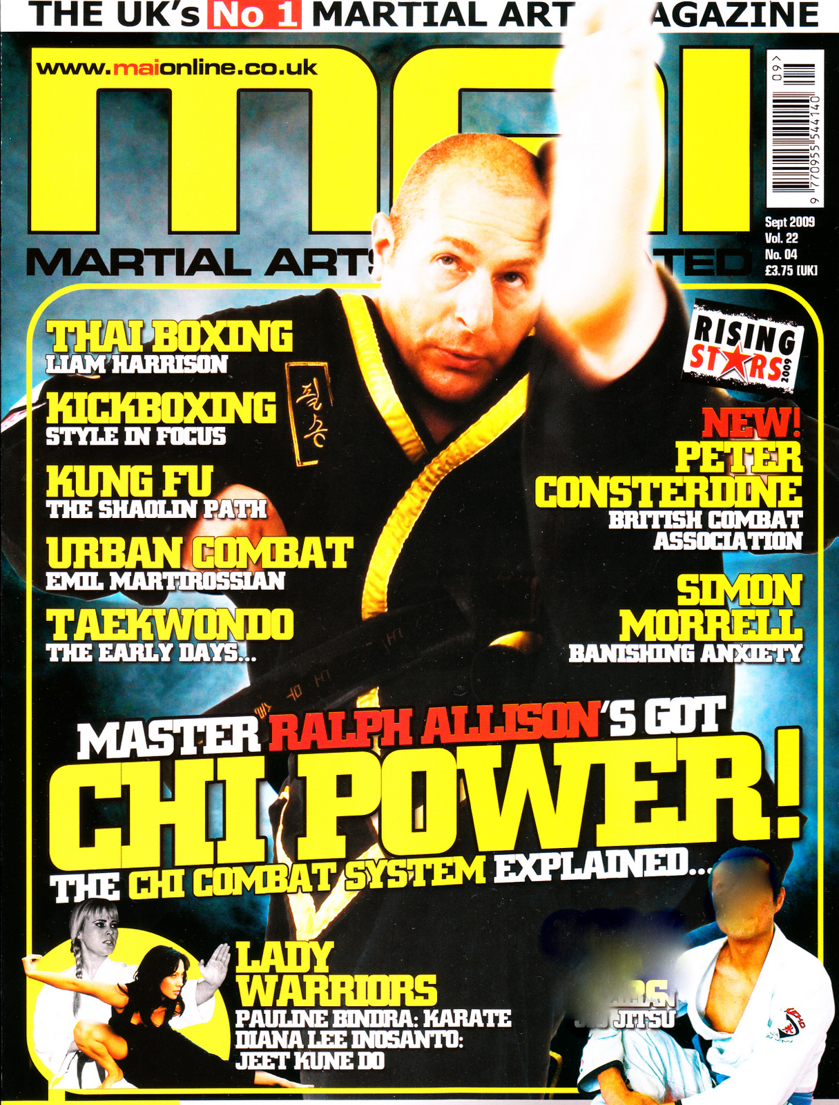 Chi Combat System on Front Cover of MAI Magazine